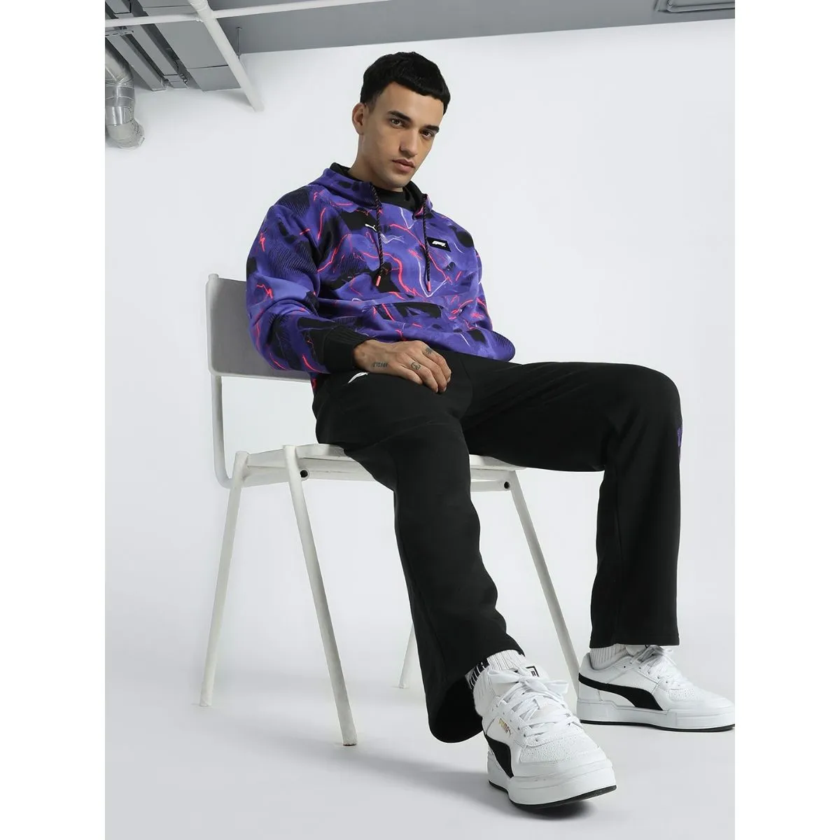 2024 PUMA X F1™ Neon Energy Las Vegas GP Men's Hoodie - Purple