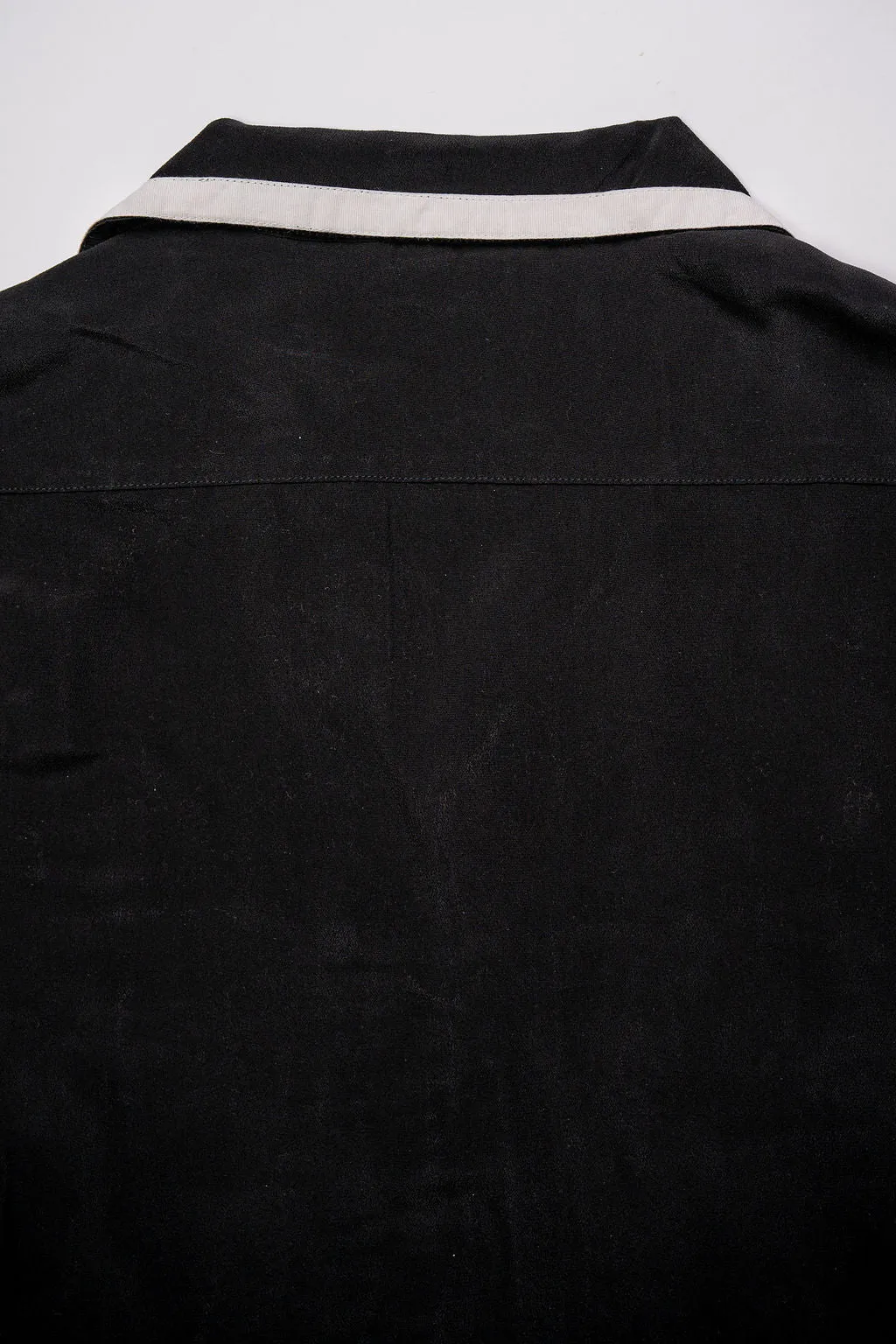 3sixteen Bowling Shirt - Black Silk
