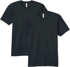 American Apparel Adult Tri-Blend Track T-Shirt, Style GTR401, 2-Pack