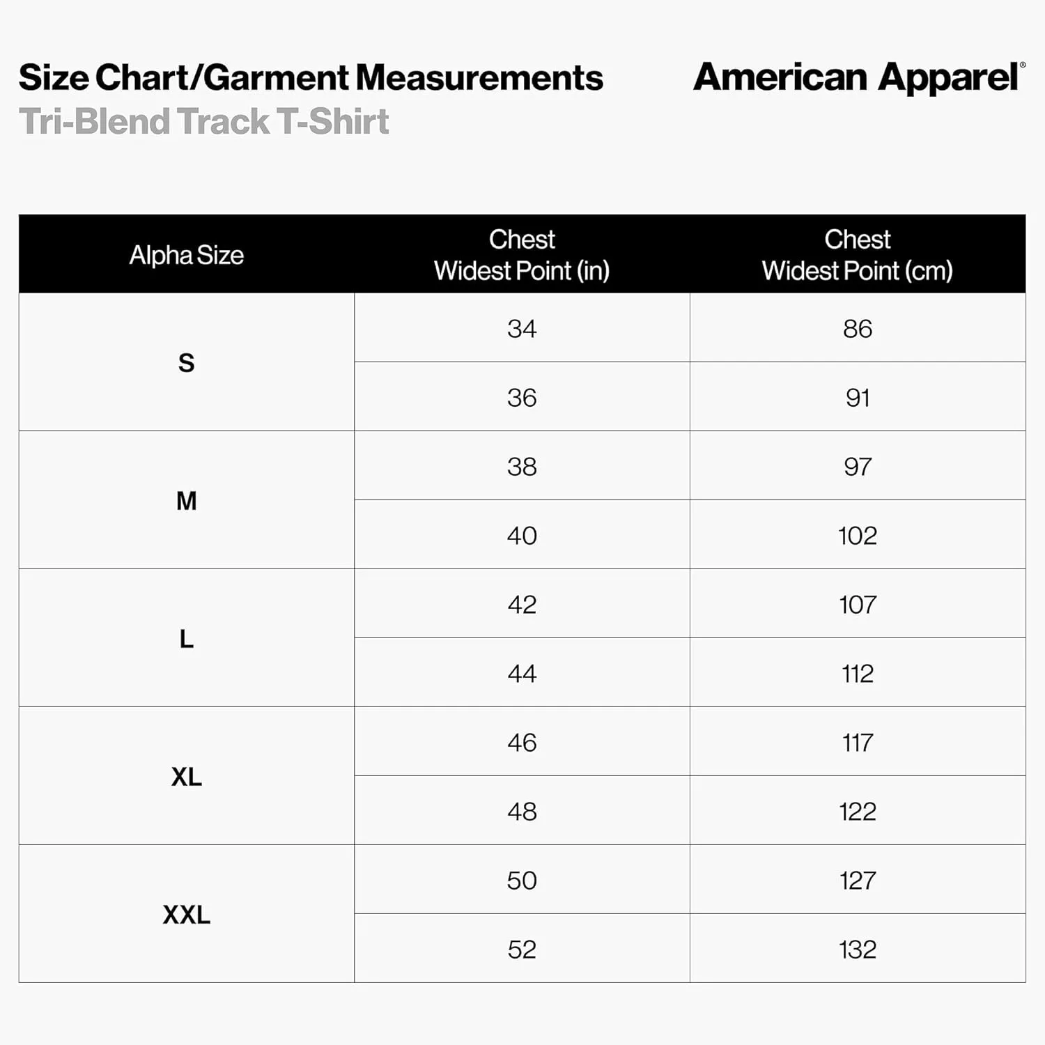 American Apparel Adult Tri-Blend Track T-Shirt, Style GTR401, 2-Pack