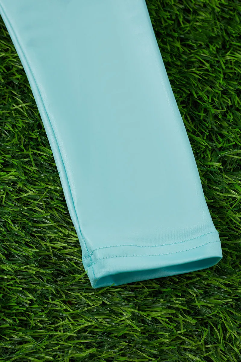 Aqua super stretchy leggings. PNG25153114 SOL