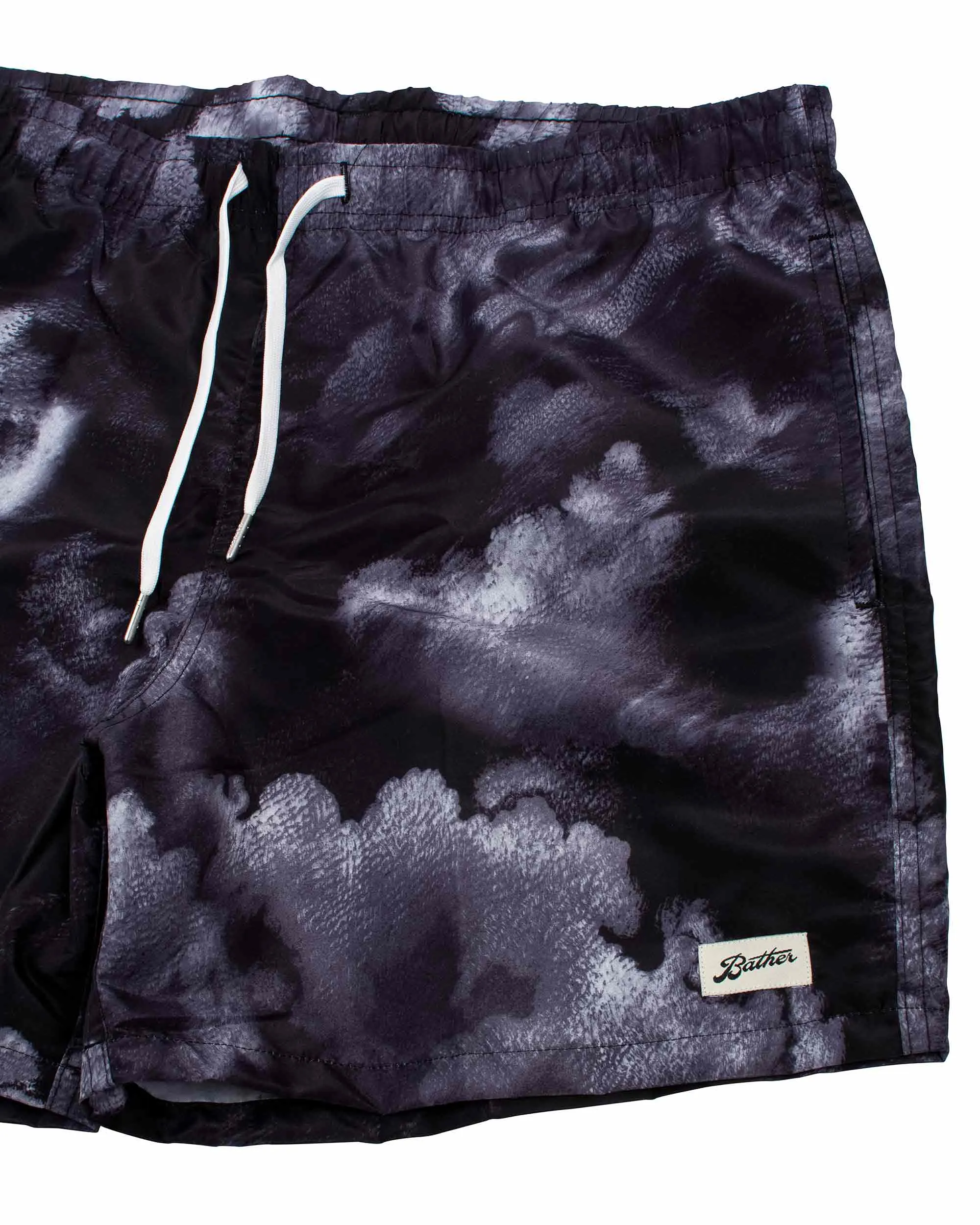 Bather Black Cloud Swim Trunk