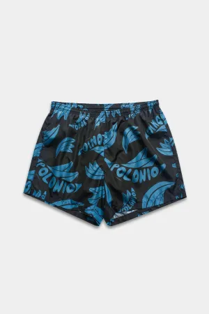 Black el Platano Runner Swim Trunks