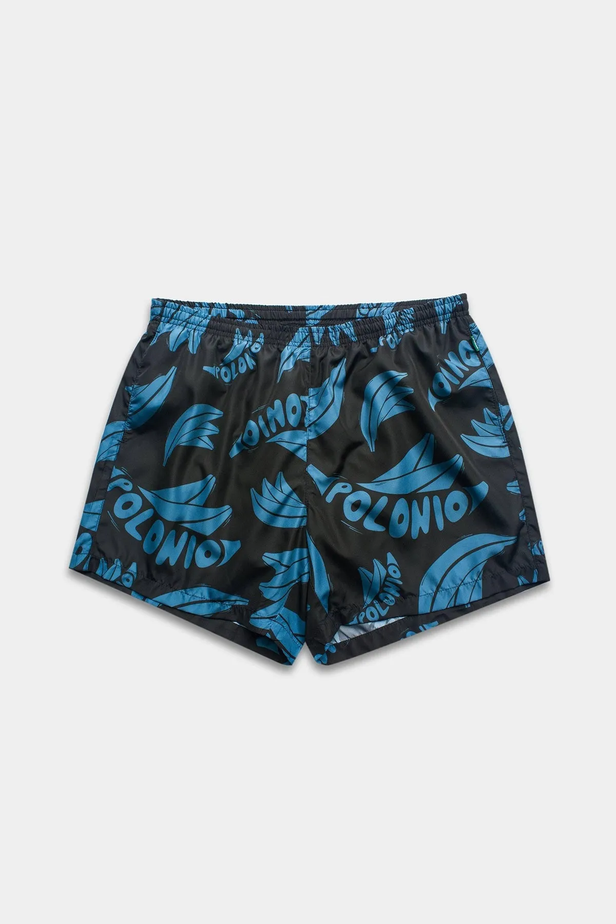 Black el Platano Runner Swim Trunks