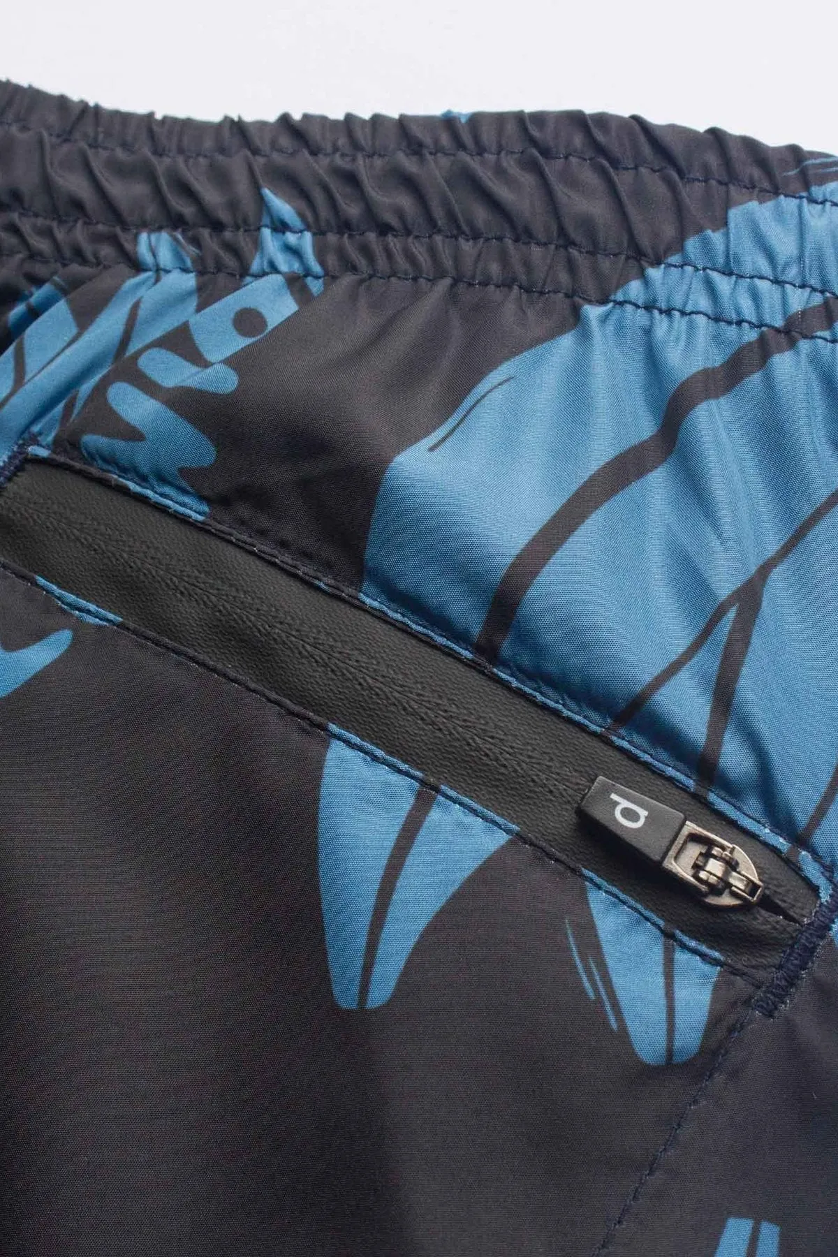 Black el Platano Runner Swim Trunks