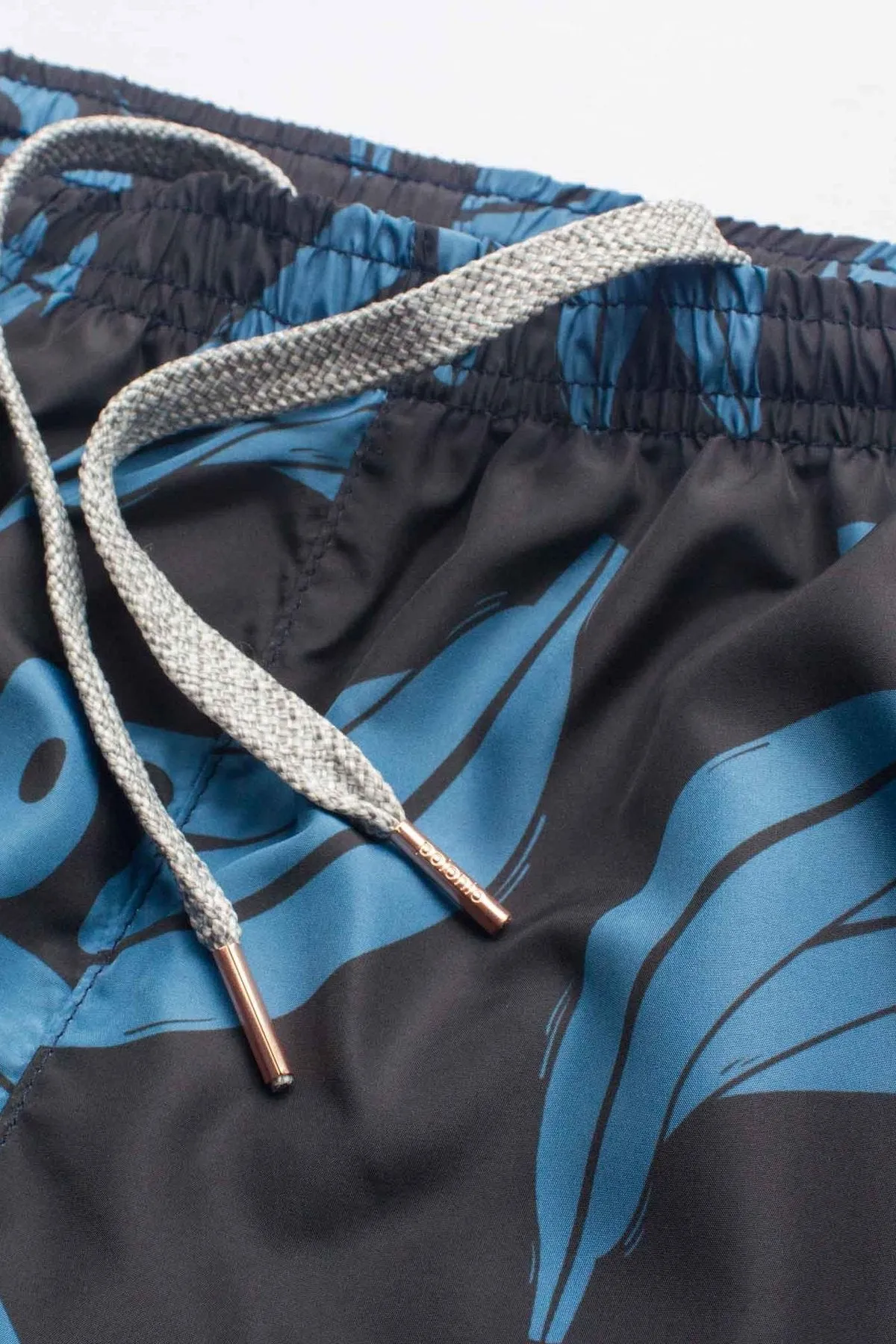 Black el Platano Runner Swim Trunks