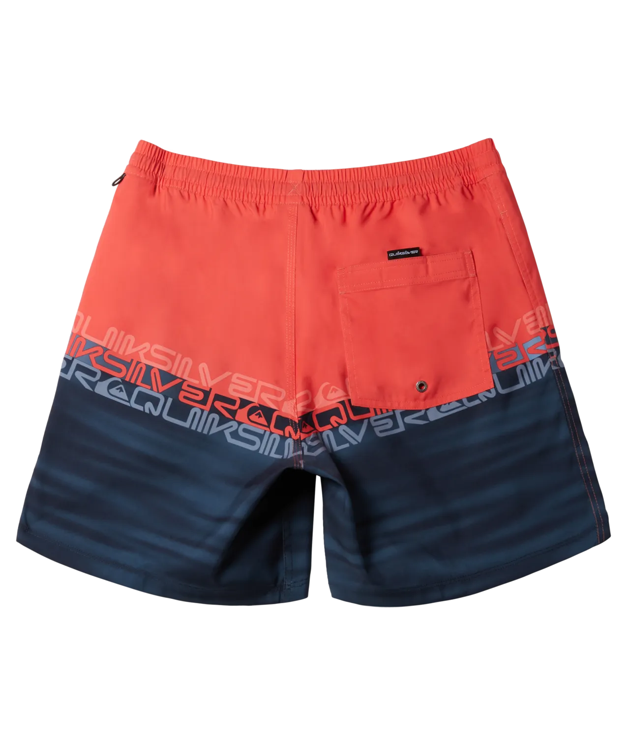 Boys Everyday Wordblock Volley Shorts in Cayenne