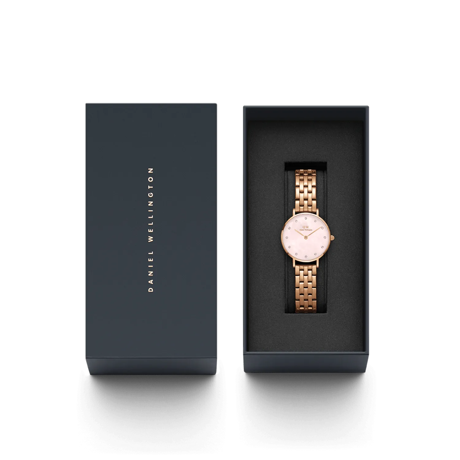 Daniel Wellington Petite 28mm Lumine 5-Link Melrose Watch DW00100617