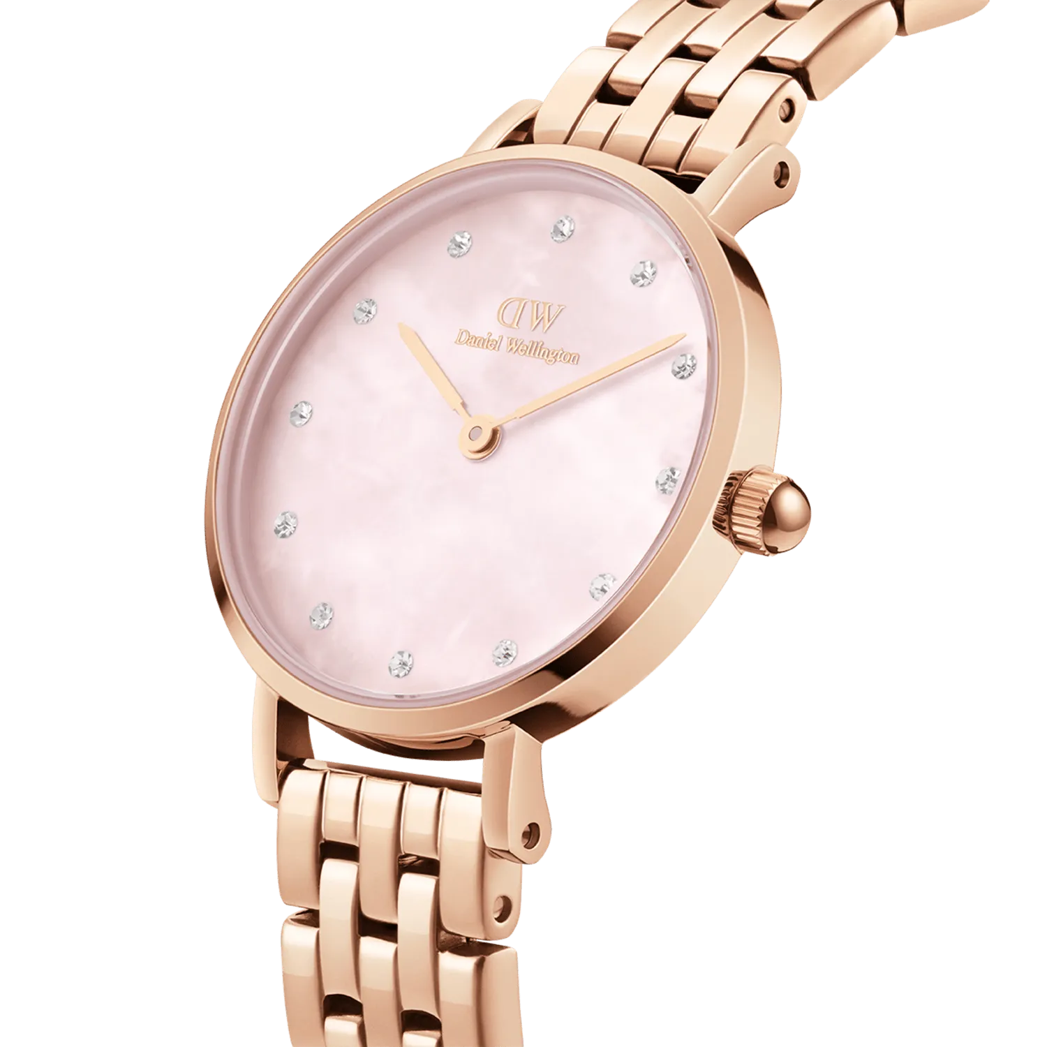Daniel Wellington Petite 28mm Lumine 5-Link Melrose Watch DW00100617