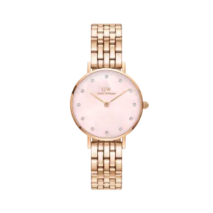 Daniel Wellington Petite 28mm Lumine 5-Link Melrose Watch DW00100617