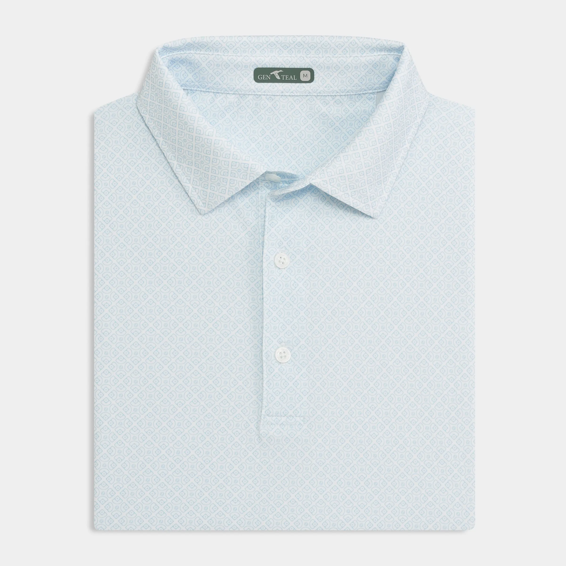 Diamonds Printed Performance Polo
