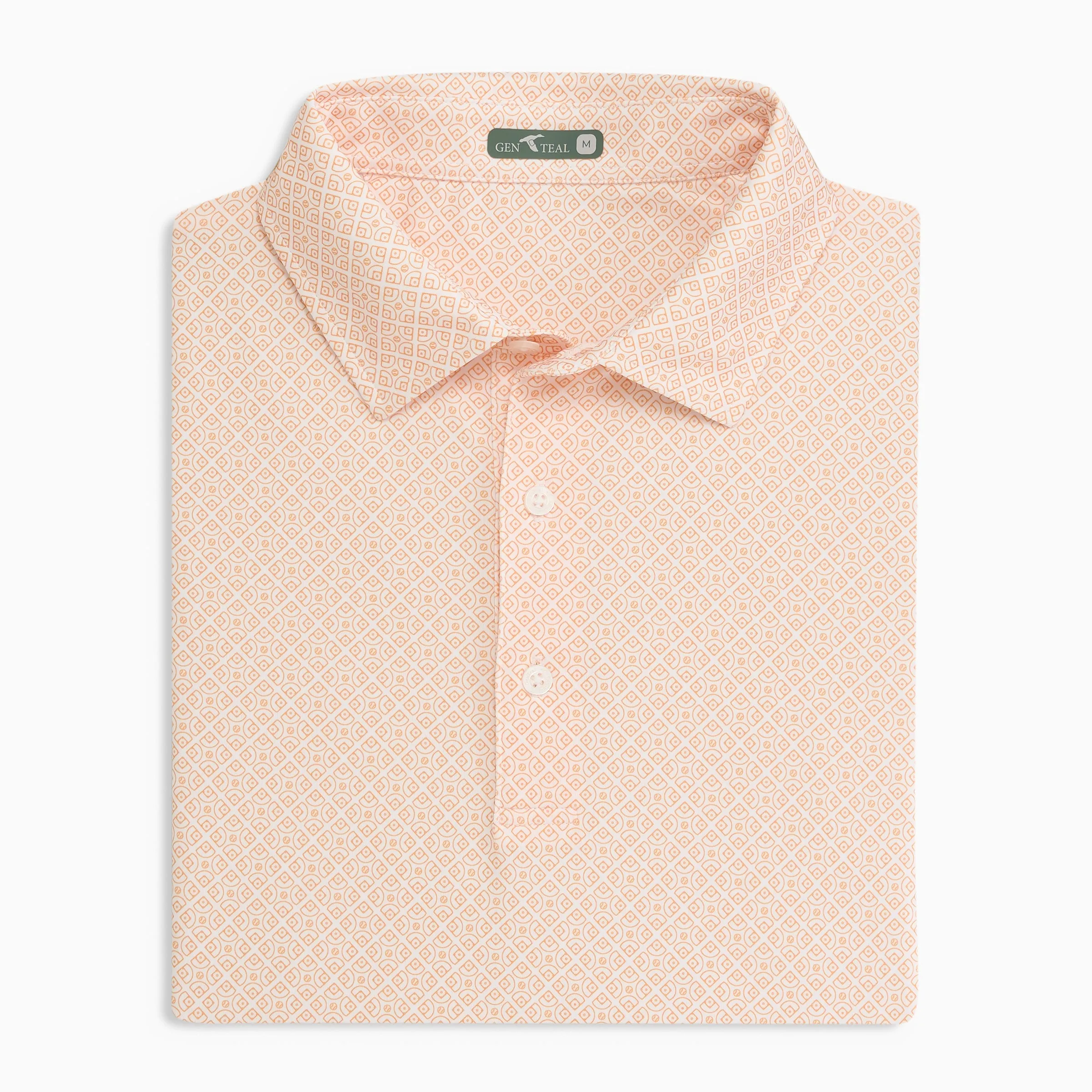 Diamonds Printed Performance Polo