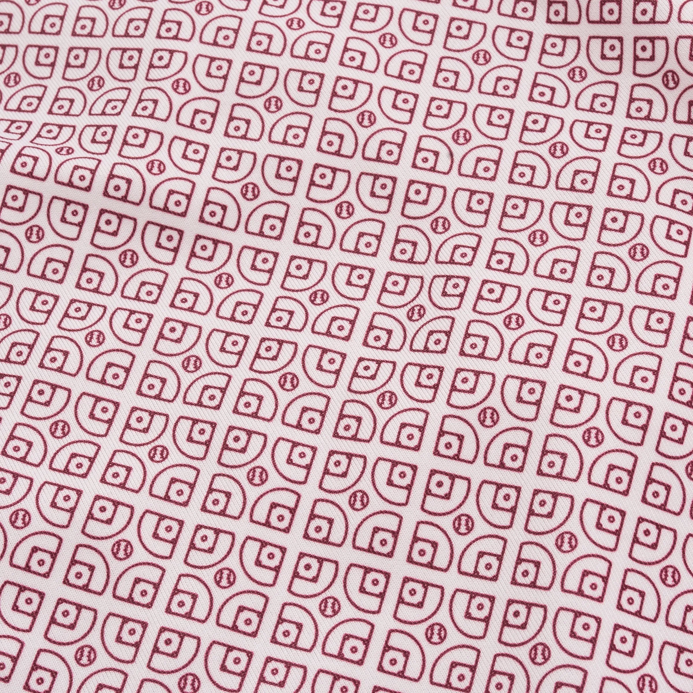Diamonds Printed Performance Polo