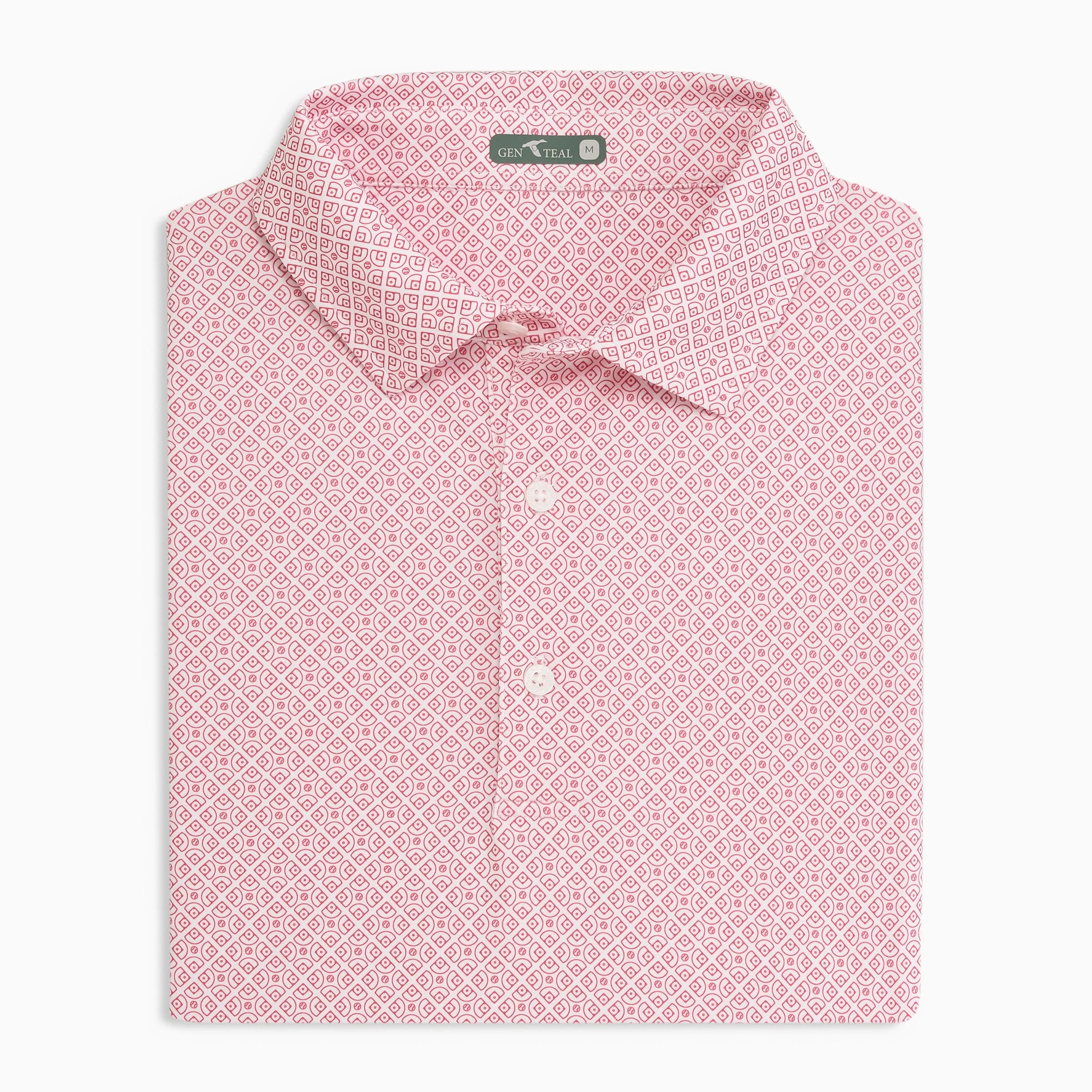 Diamonds Printed Performance Polo