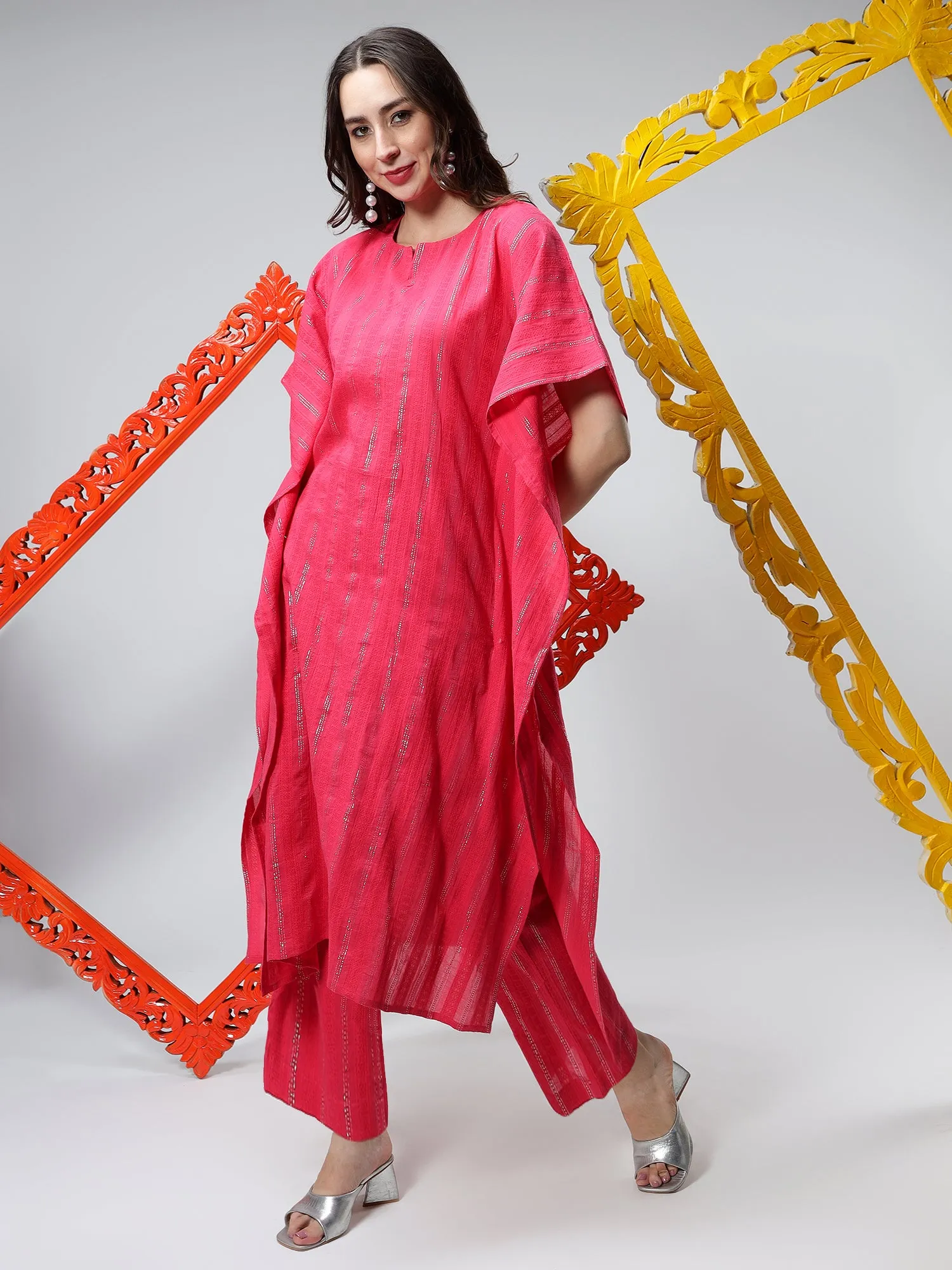Ethnic couture Kaftan Style Suit- Set of 2