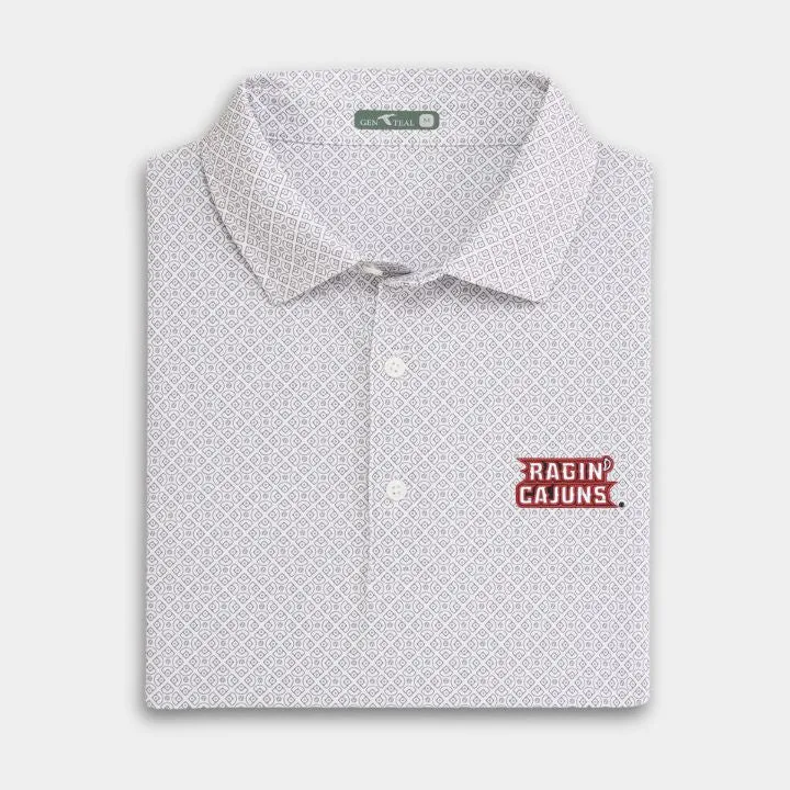 Louisiana Diamonds Printed Performance Polo