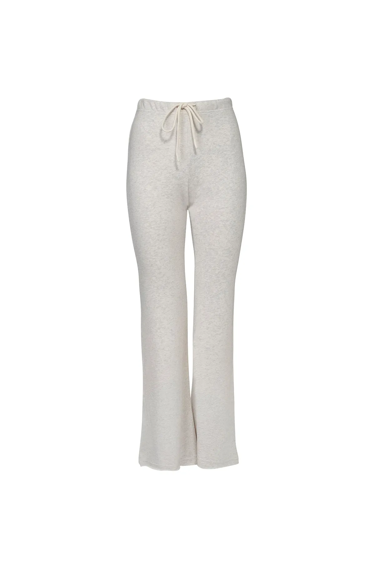 LUNA RELAXED FLARED TRACK PANTS MELANGE