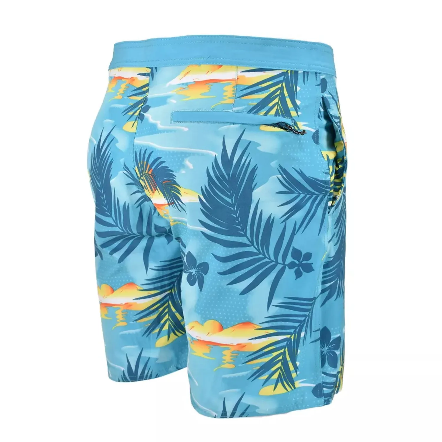 M-BS23 - Wholesale Men's Printed Quick Dry Board Shorts