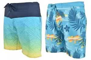 M-BS23 - Wholesale Men's Printed Quick Dry Board Shorts