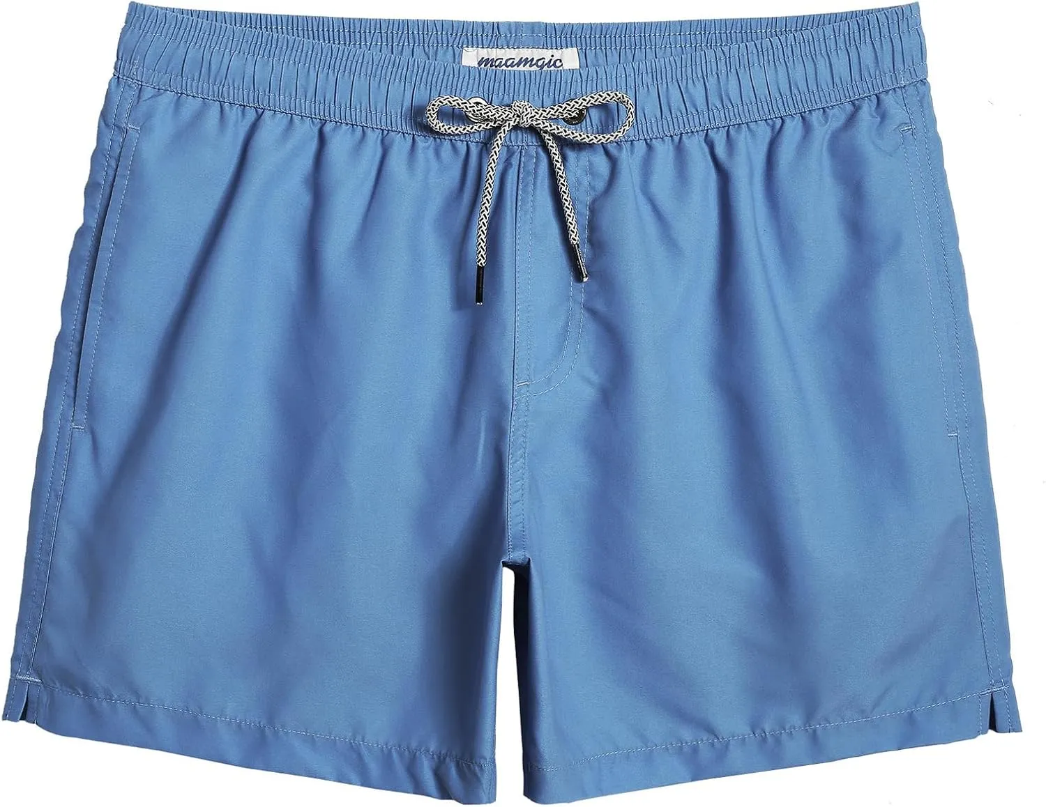 maamgic Mens Swim Trunks 5" Quick Dry Beach Shorts Bathing Suits with Mesh Lining Pockets