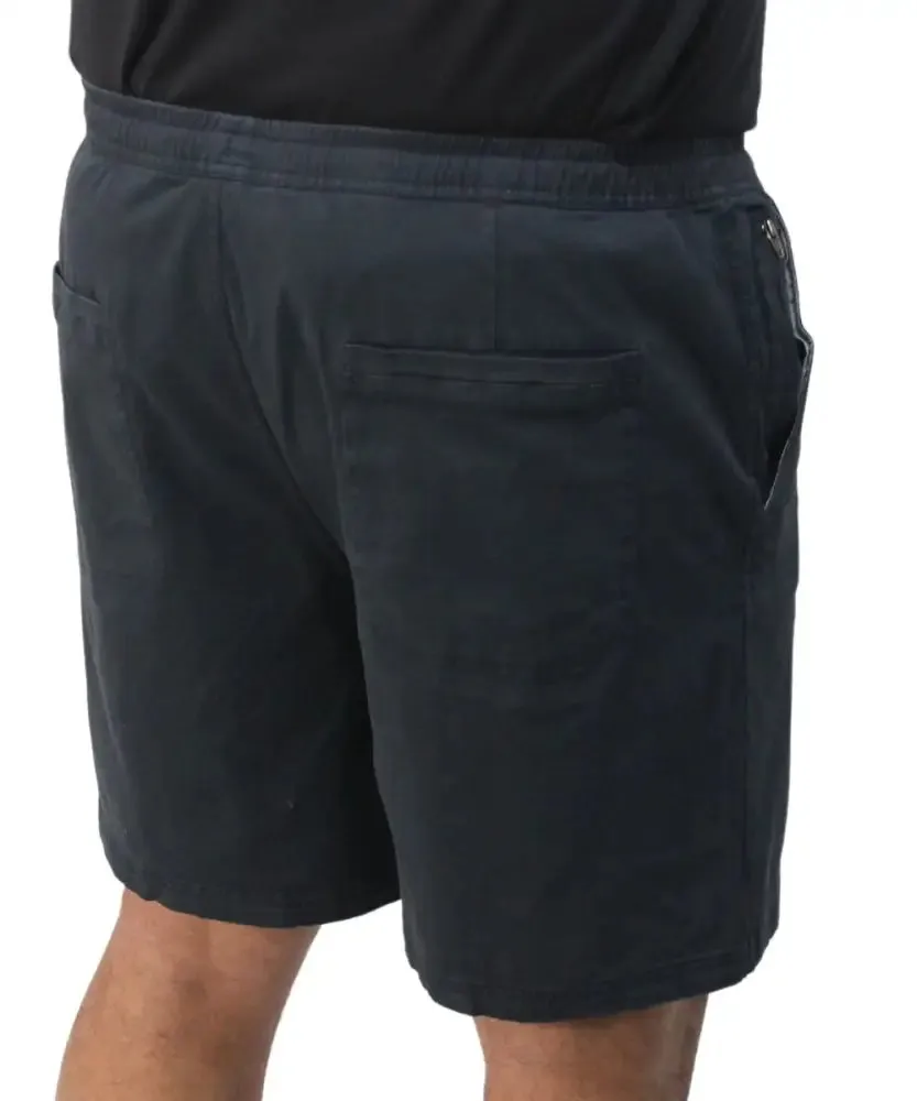 Mens Elasticated Cotton Shorts