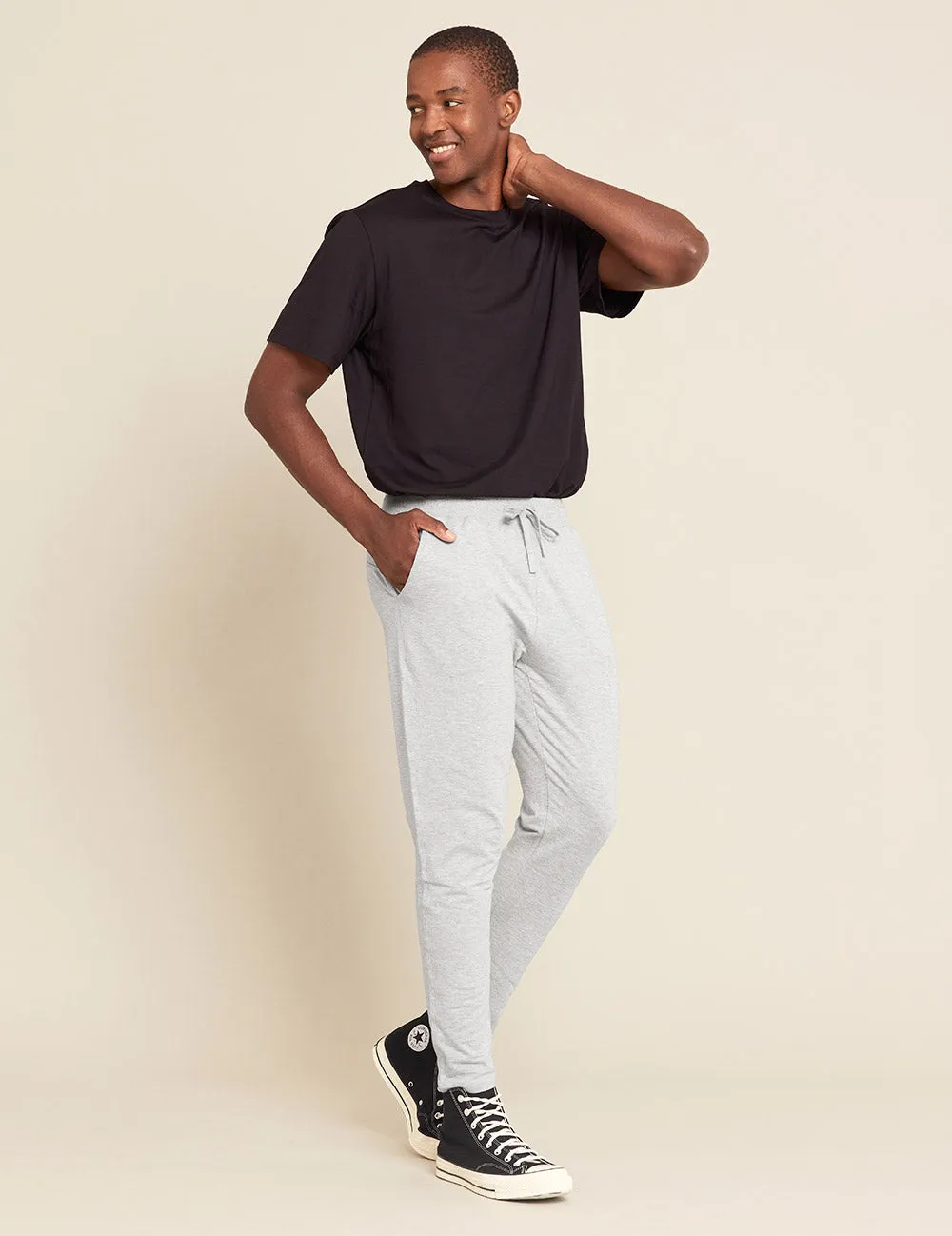Men's Lightweight Joggers - Grey Marl
