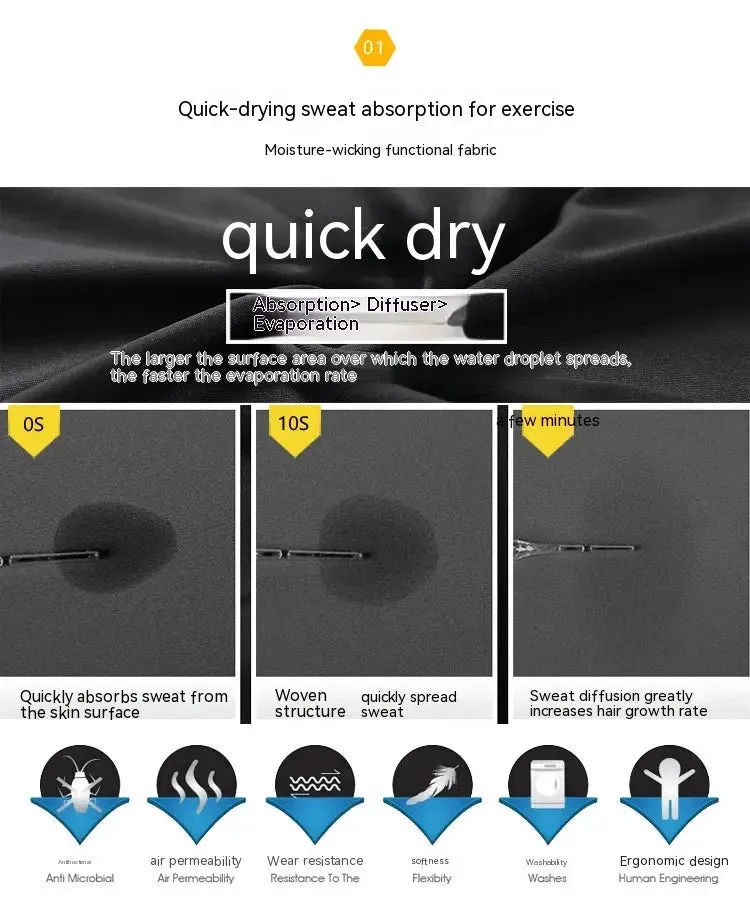 Men's Quick-Dry Stretch Sports Shorts
