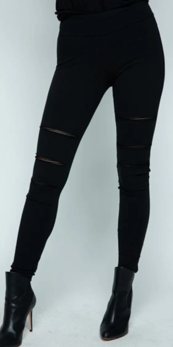 Mesh Paneled Leggings