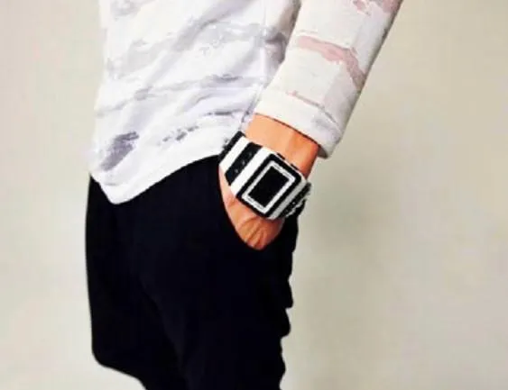 Multi-Colour Brick Watch