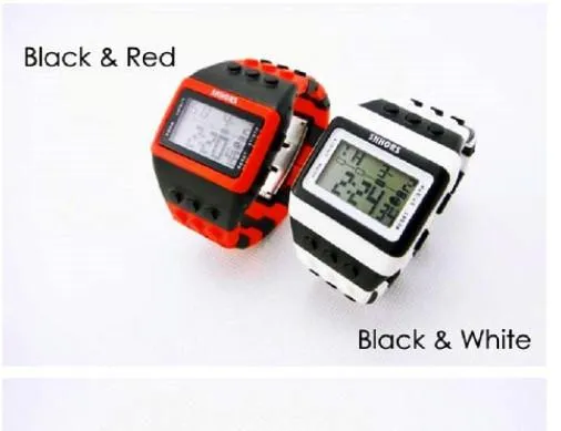 Multi-Colour Brick Watch