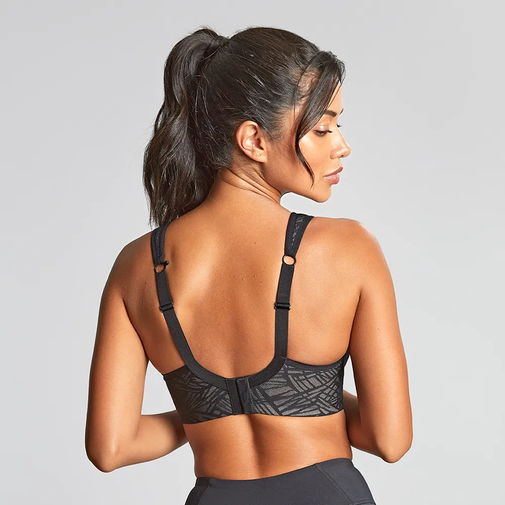 Power Wired Sports Bra Black/Chalk