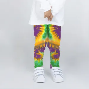 Spandex Leggings Youth - Tie Dye Swirls