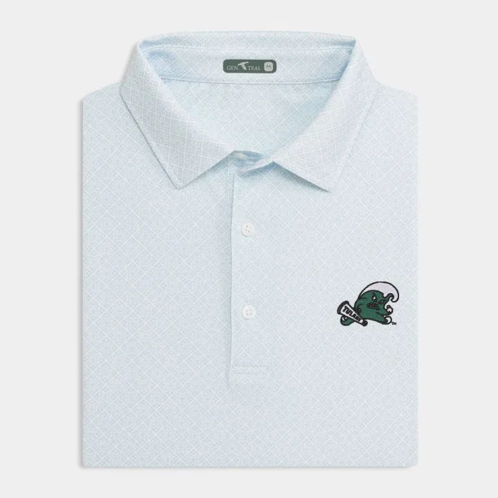 Tulane Diamonds Printed Performance Polo